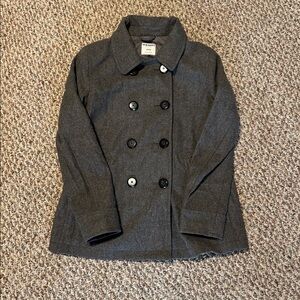 Old Navy Charcoal Grey Kids Peacoat